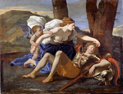 Rinaldo und Armida von Nicolas Poussin